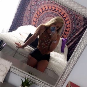 Forever 21 western tie top